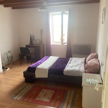 Séjour chez l'habitant Violette Cote Aeroport Calme Charmante Pusignan